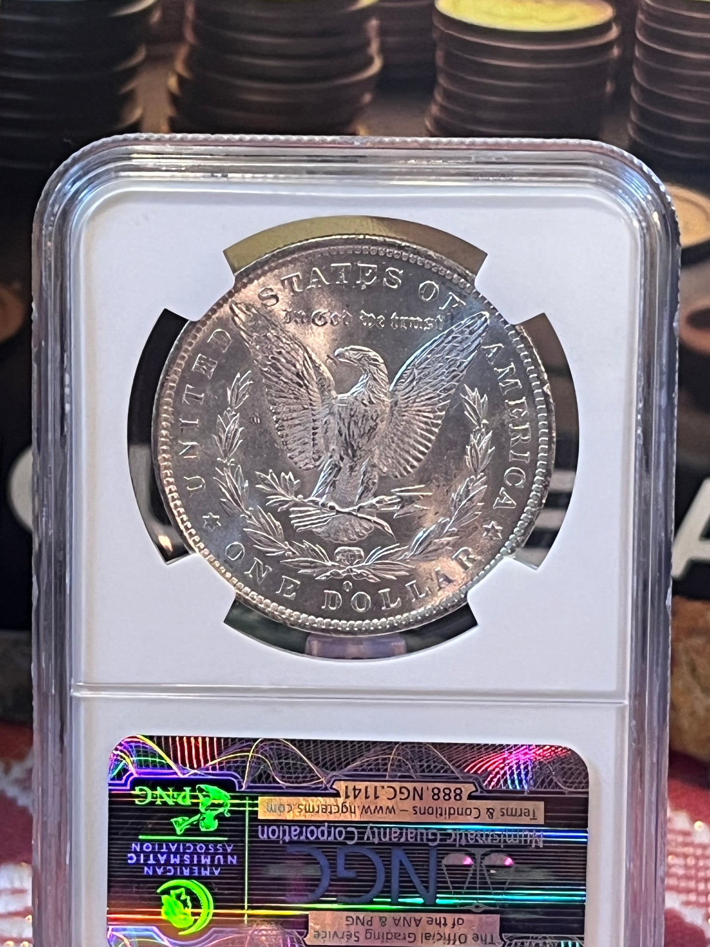 1883-O Morgan Dollar MS 64 NGC